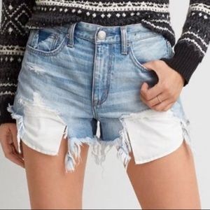 Vintage High rise festival Jean denim short